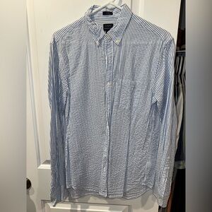 J. Crew Men’s Searsucker Dress Shirt